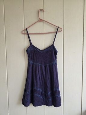 Valcom Babydoll Tank Dress XS Blue